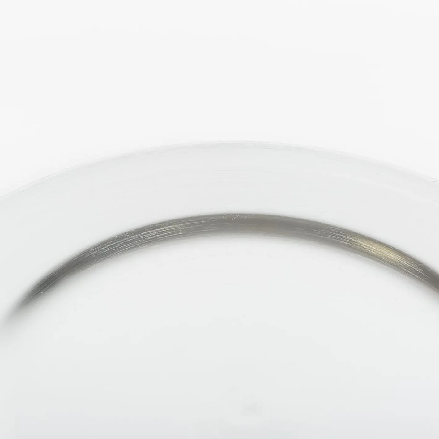 Bajo plato de plástico plateado Ø33cm^Casa Viva Hot