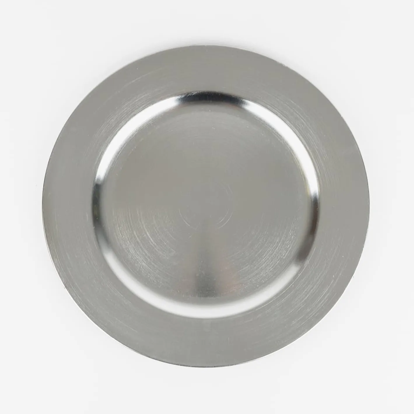 Bajo plato de plástico plateado Ø33cm^Casa Viva Hot