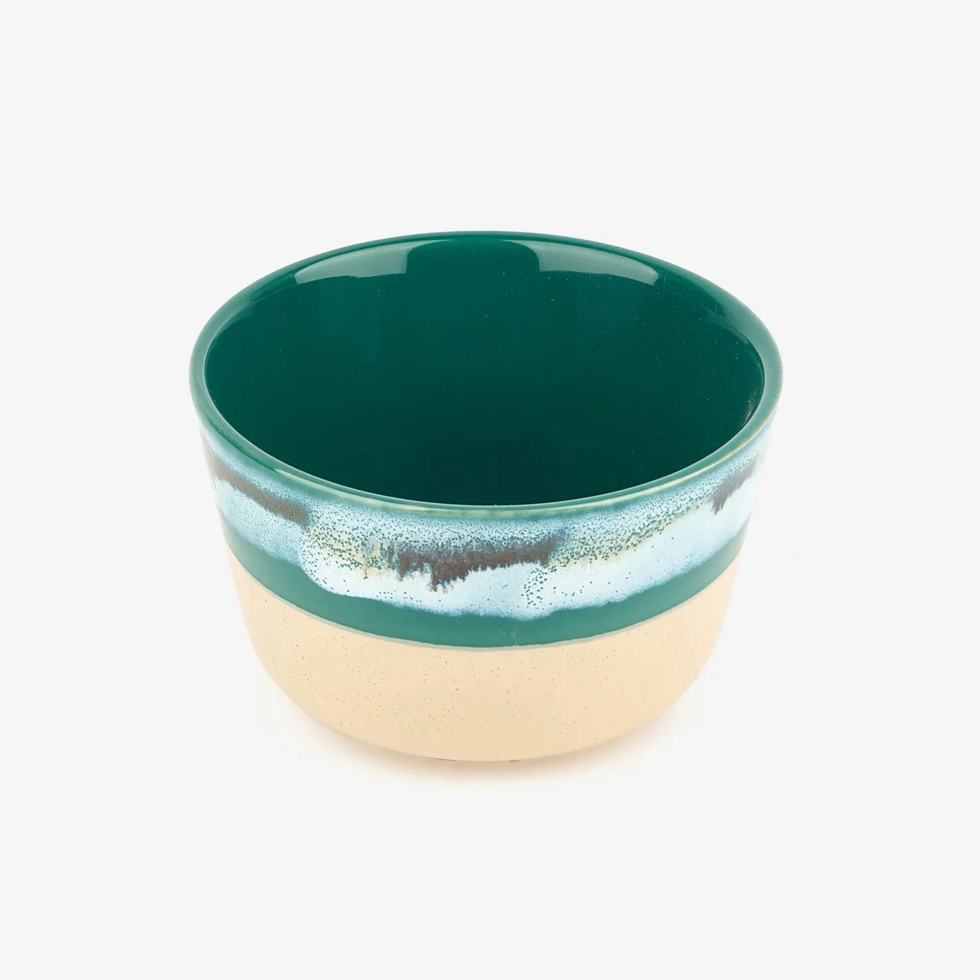 Bol de cerámica verde Gosol 60cl Ø13cm^Casa Viva Sale