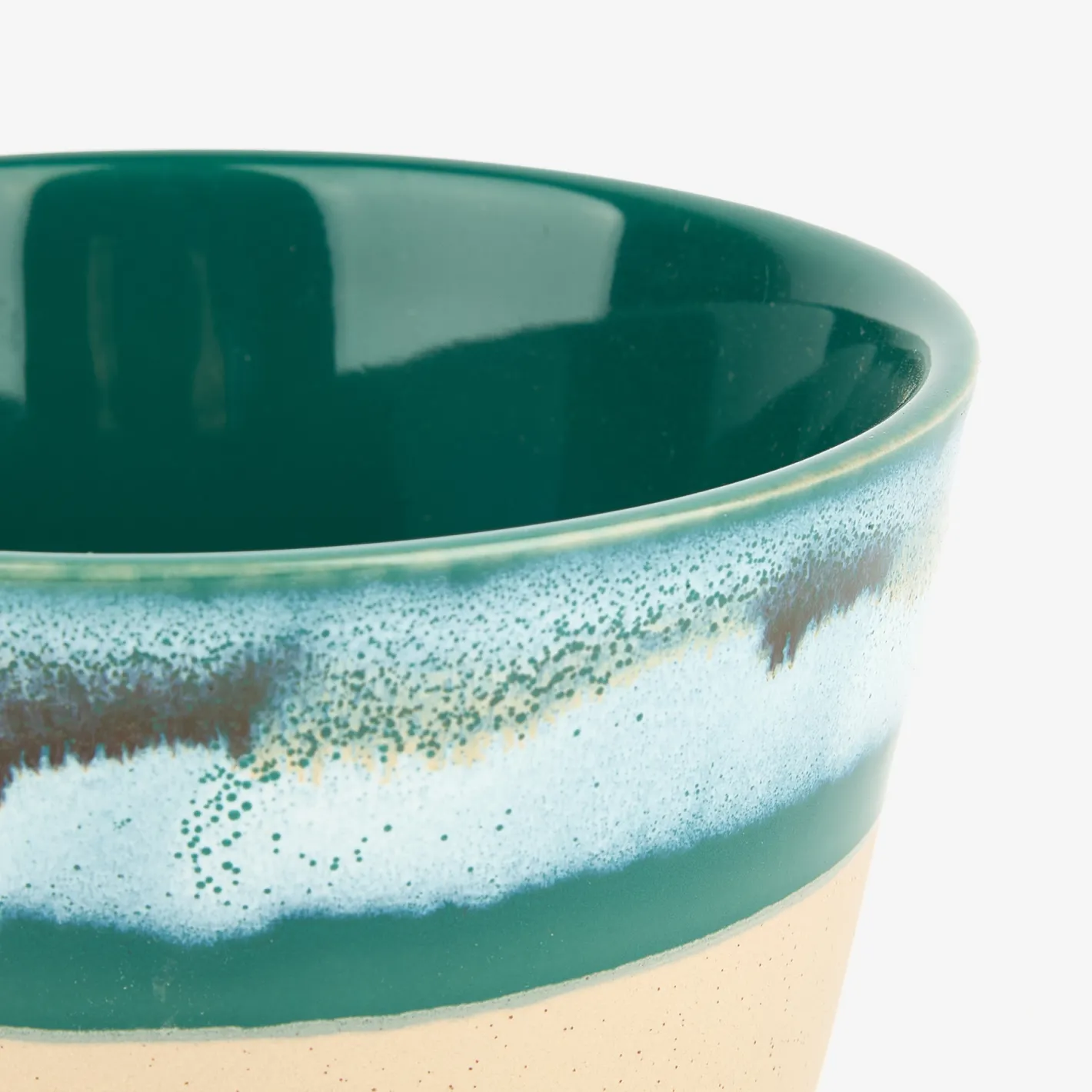 Bol de cerámica verde Gosol 60cl Ø13cm^Casa Viva Sale