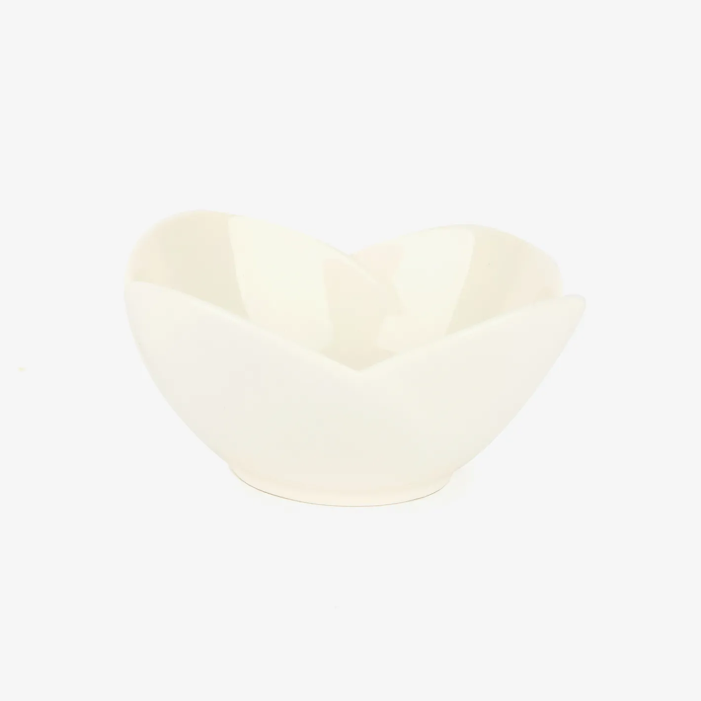 Bol de porcelana para aperitivos con forma de pétalo Ø11cm^Casa Viva