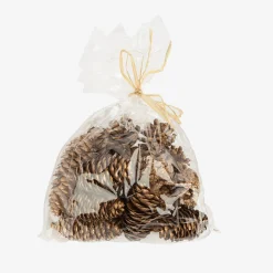 Bolsa de 18 piezas piñas doradas^Casa Viva Sale