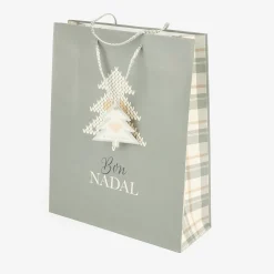 Bolsa de papel para regalo papel gris Nordic XL^Casa Viva New