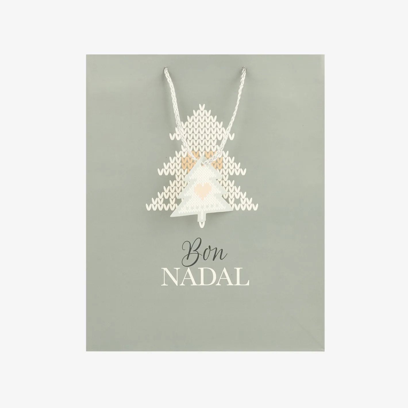 Bolsa de papel para regalo gris Nordic L^Casa Viva New