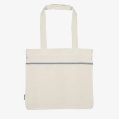 Bolso de algodón con rayas azules Niza 43x39x16cm^Casa Viva Outlet