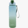 Botella de plástico verde 1L Tera^Casa Viva New