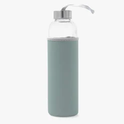 Botella de vidrio con neopreno azul 0,6L Tera^Casa Viva Clearance
