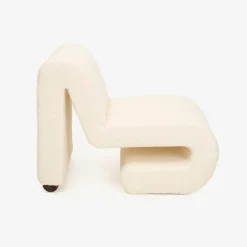 Butaca borreguito beige Ailen 59x86x64cm Clau&Chloe^Casa Viva Clearance