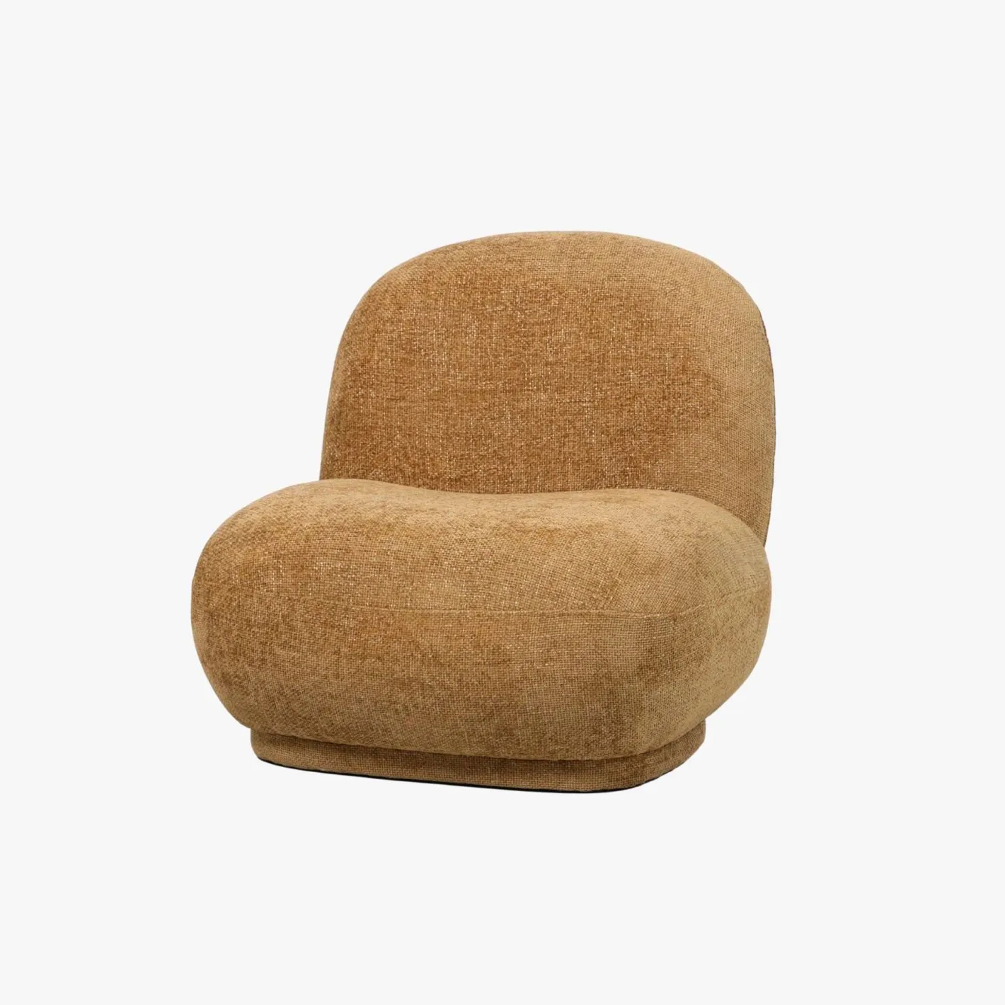 Butaca de algodón mostaza Aicha 85x82x77cm Clau&Chloe^Casa Viva Discount