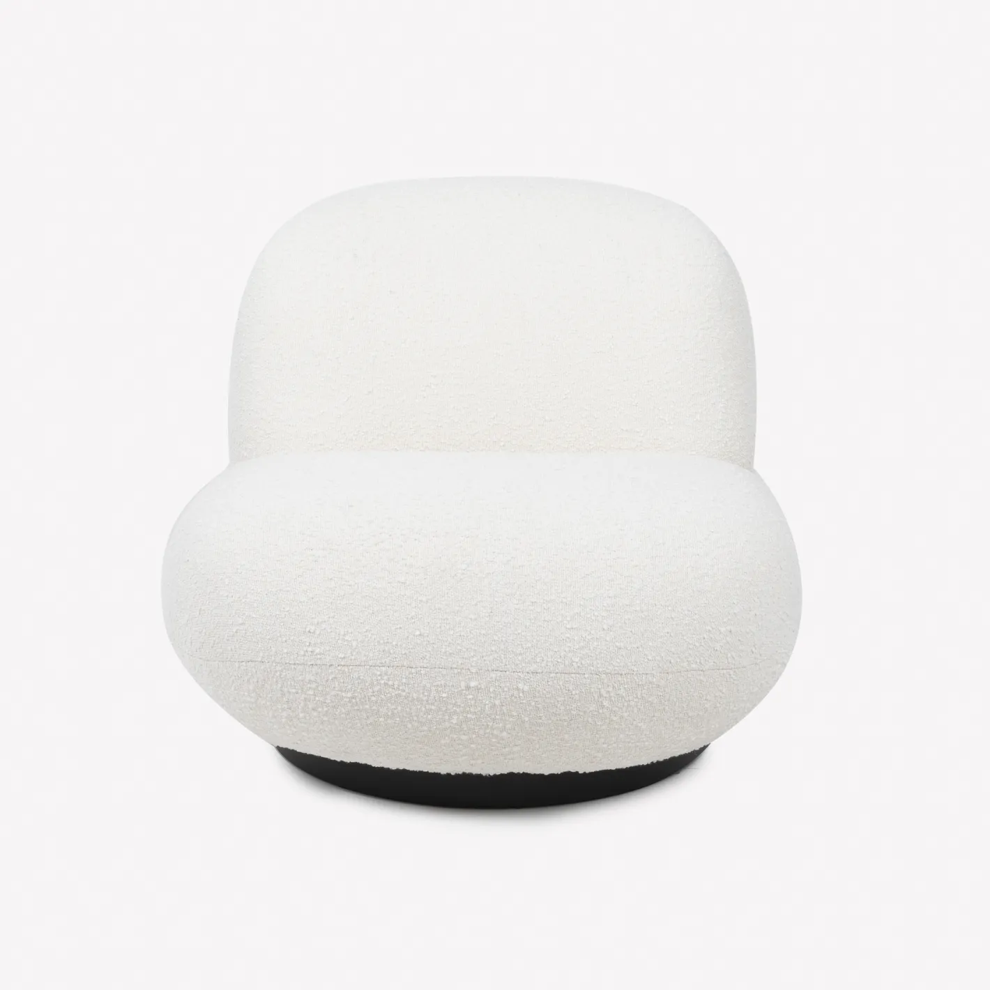 Butaca de borreguito giratoria blanca Pacha 81x95x71cm Clau&Chloe^Casa Viva Hot