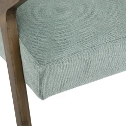 Butaca de madera verde Cintia 82x75x68cm^Casa Viva Clearance