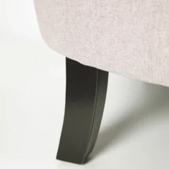 Butaca de poliéster beige Aurora 76x78x79cm Clau&Chloe^Casa Viva Discount