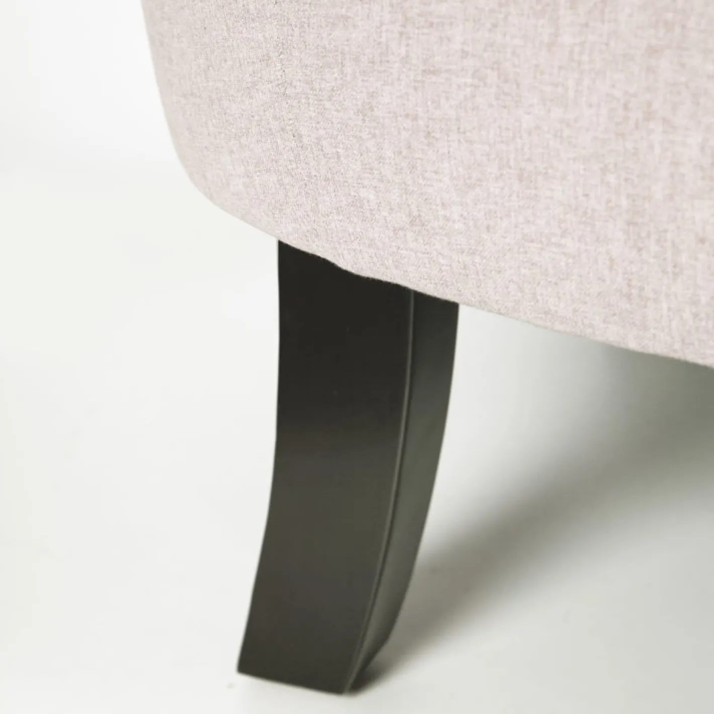 Butaca de poliéster beige Aurora 76x78x79cm Clau&Chloe^Casa Viva Discount