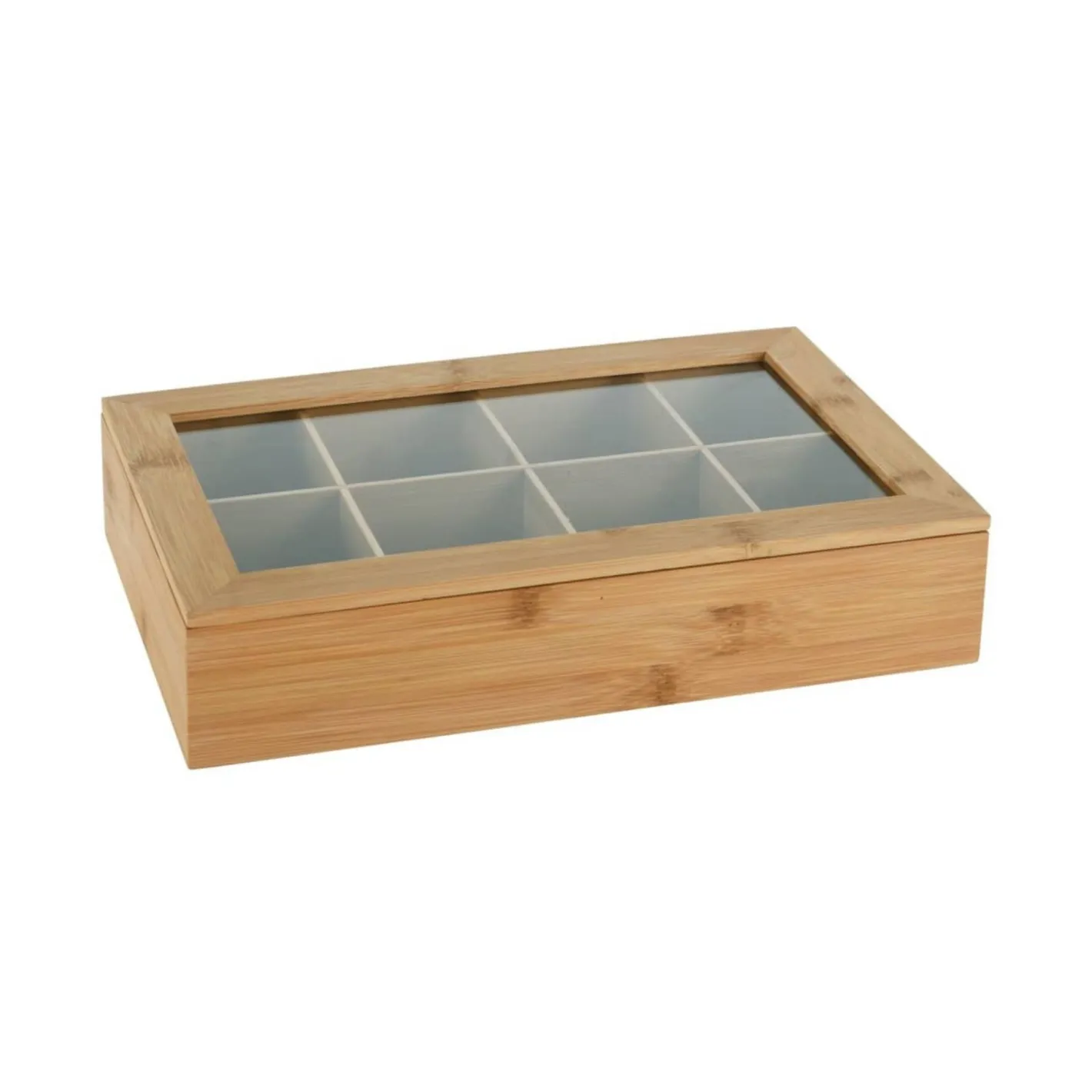 Caja de infusiones de bambú 32x20x7cm^Casa Viva New