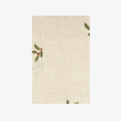 Camino de mesa de lino beige Acebo 50x150cm^Casa Viva Sale