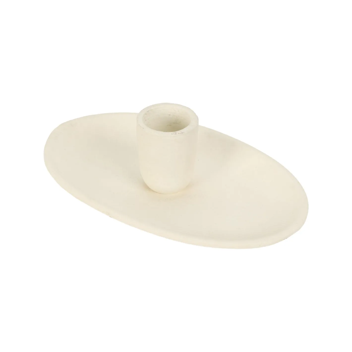 Candelabro de aluminio blanco 13x8x3cm^Casa Viva Sale