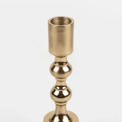 Candelabro de metal dorado Emas 16cm^Casa Viva Discount