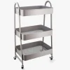 Carro de cocina gris Branik 45x31x78^Casa Viva Outlet