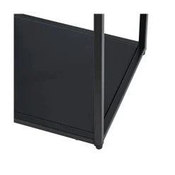 Consola de acero negro Calista 100x30x81cm^Casa Viva Discount