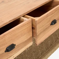 Consola de madera de acacia Bolt 170x40x75cm Clau&Chloe^Casa Viva