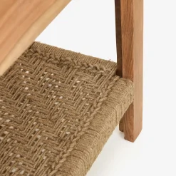 Consola de madera de acacia Bolt 170x40x75cm Clau&Chloe^Casa Viva