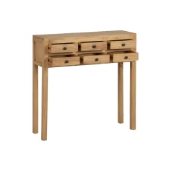 Consola de madera de mindi 85x26x85cm^Casa Viva Sale