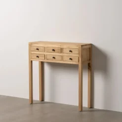 Consola de madera de mindi 85x26x85cm^Casa Viva Sale