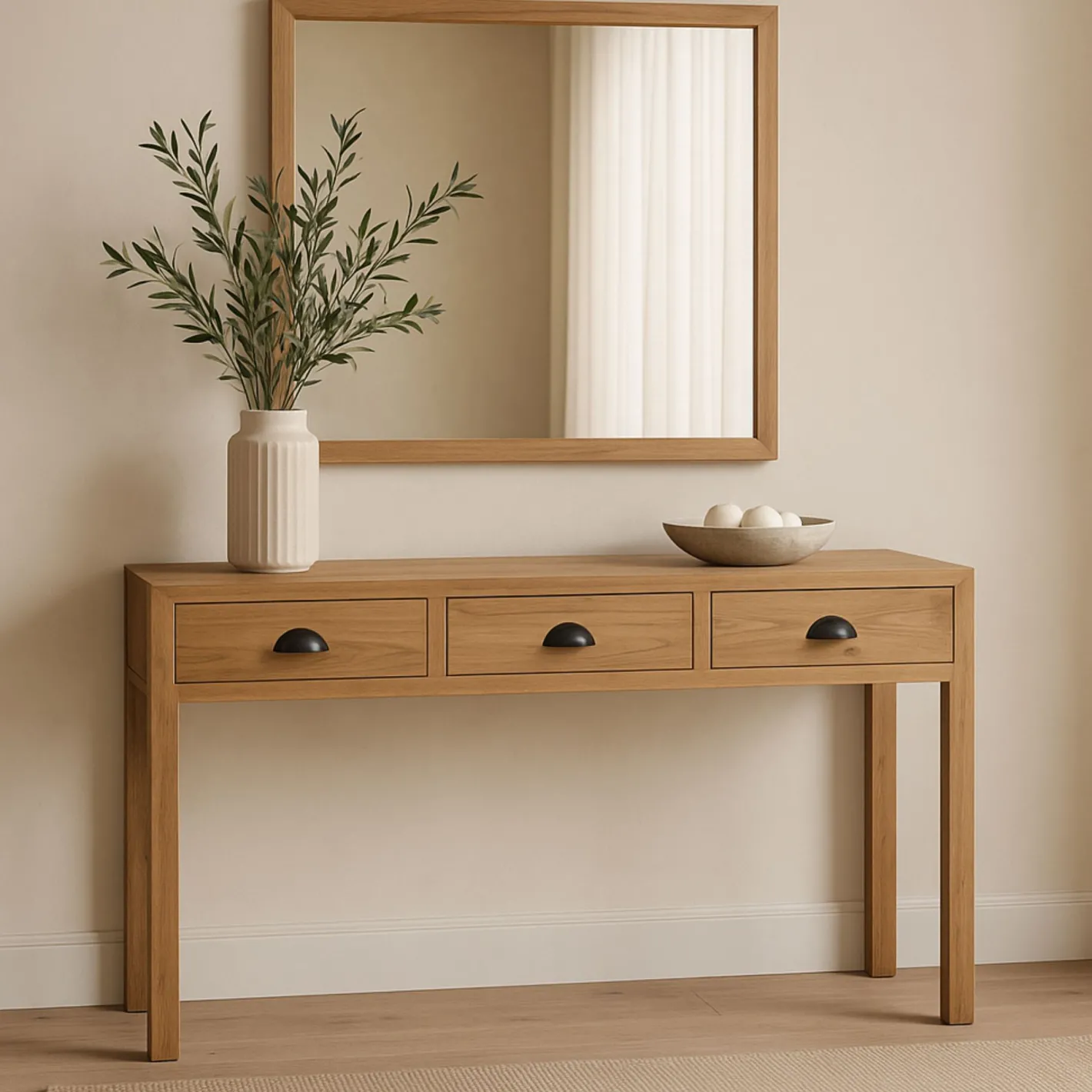 Consola de madera olmo reciclada Ruan Clau&Chloe 130x50x80cm^Casa Viva Online