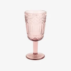 Copa de cristal rosa Aliss Ø8x17cm^Casa Viva Hot