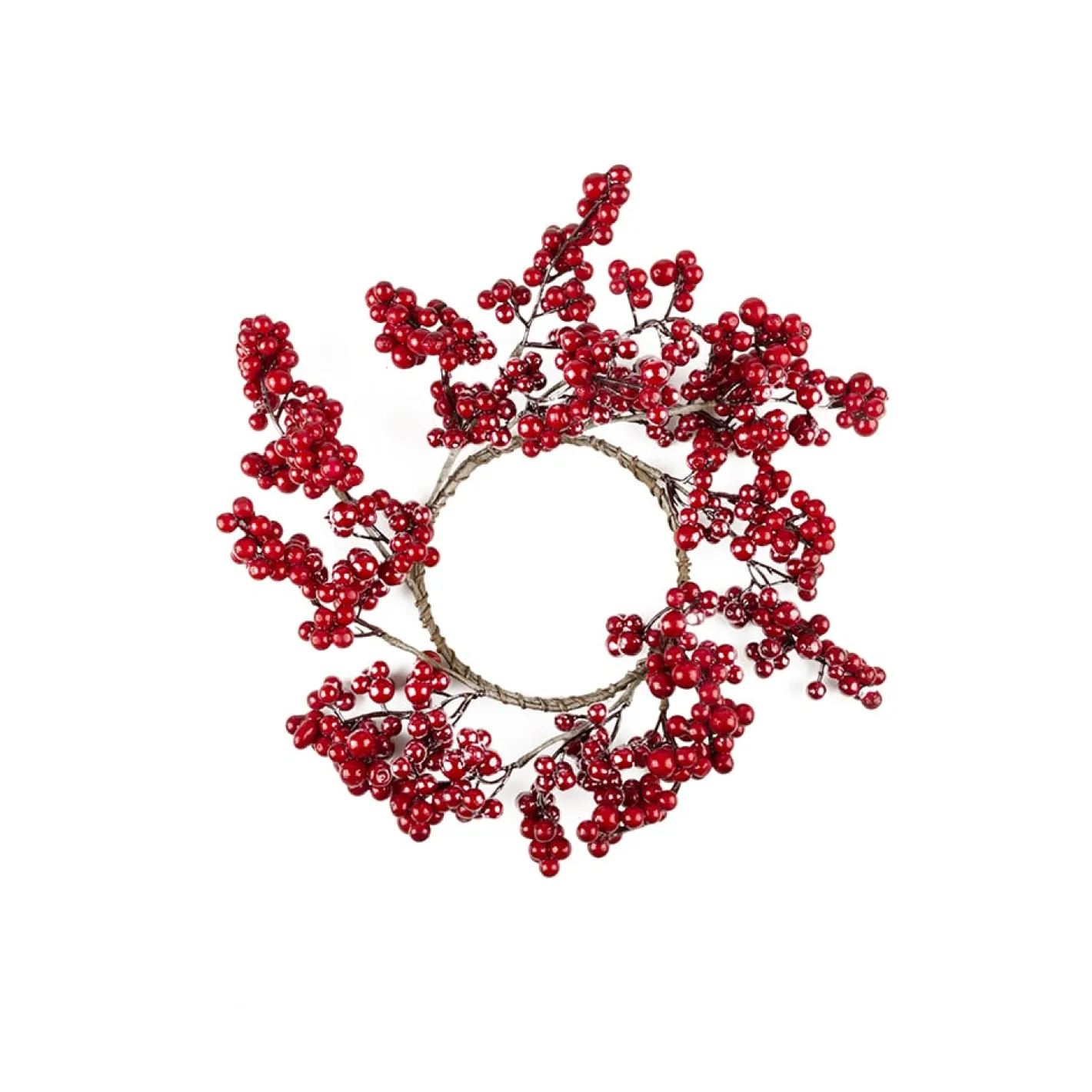 Corona decorativa bayas rojas Ø25cm^Casa Viva