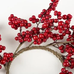 Corona decorativa bayas rojas Ø25cm^Casa Viva
