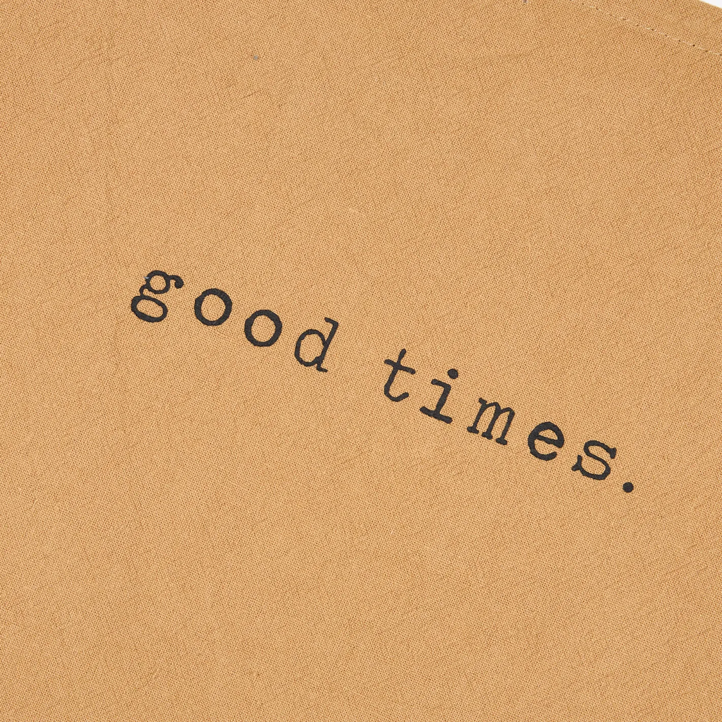 Delantal de cocina de algodón mostaza 80x70cm^Casa Viva Best