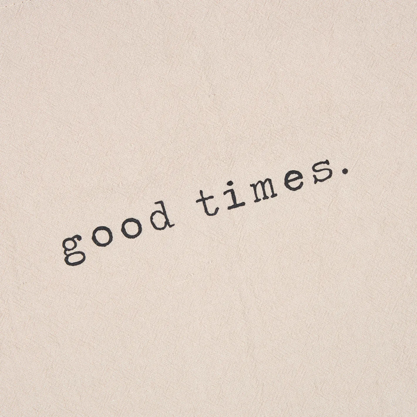 Delantal de cocina de algodón beige 80x70cm^Casa Viva Online