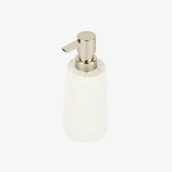 Dispensador de jabón de baño de poliresina granito Ø6x17cm^Casa Viva