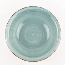 Ensaladera azul de gres Vita Ø23cm^Casa Viva Outlet