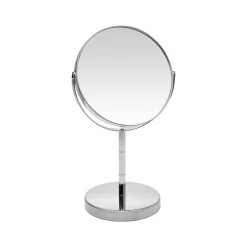 Espejo de baño de metal x2 aumentos Ø14x26cm^Casa Viva Online