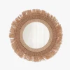 Espejo de pared redondo de yute Ø50cm Savanna^Casa Viva