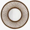 Espejo de pared redondo de ratan Ø59cm Savanna^Casa Viva Best