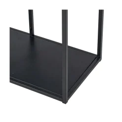 Estantería de acero negro Calista 90x30x188cm^Casa Viva Online