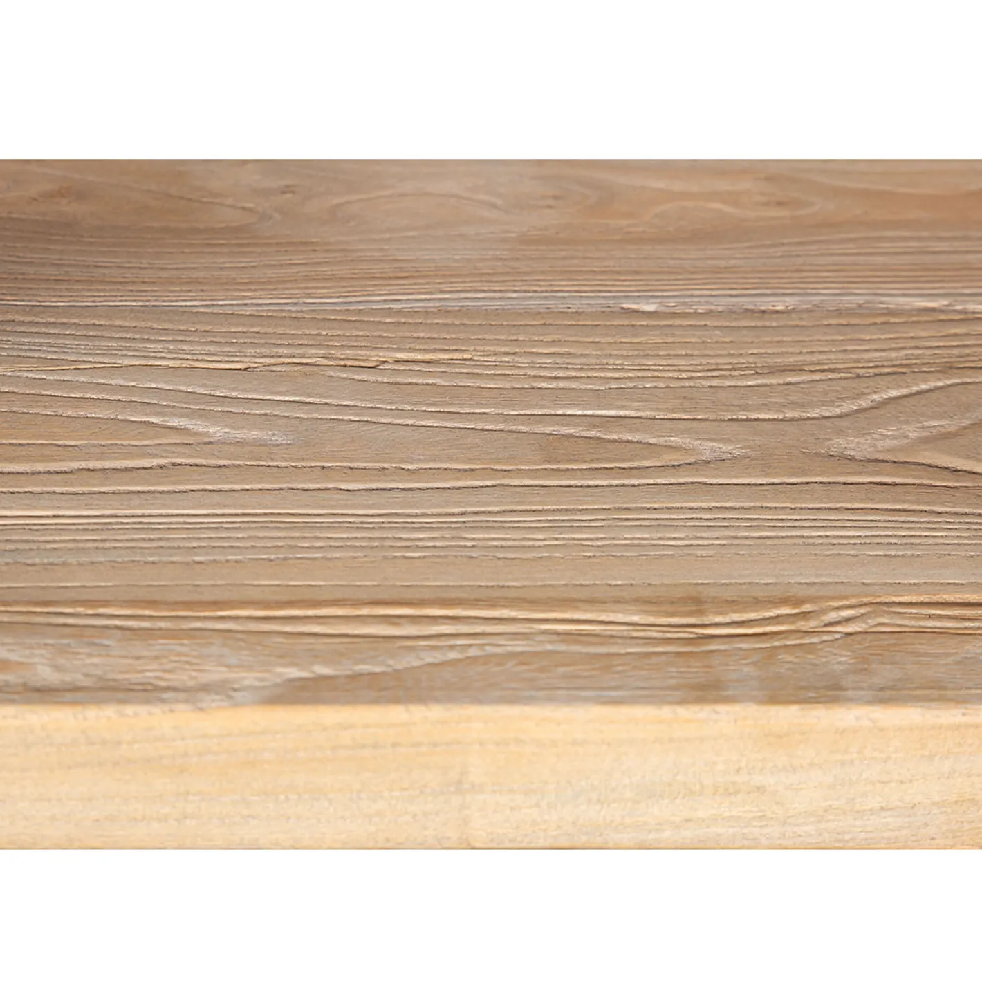 Estantería de madera de olmo reciclada con 4 estantes 150x35x180cm^Casa Viva Discount