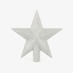 Estrella para árbol plateada 22cm^Casa Viva Online
