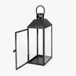 Farol de metal negro Fenjer Ø15x39cm^Casa Viva