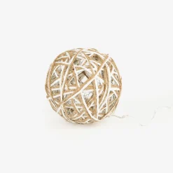 Figura decorativa Bola de luz LED gris Ø15cm^Casa Viva Online