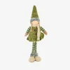 Figura decorativa Muñeca de pie verde 45cm^Casa Viva Clearance