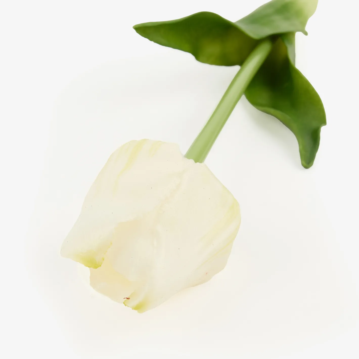 Flor artificial tulipán blanco 48cm^Casa Viva Outlet