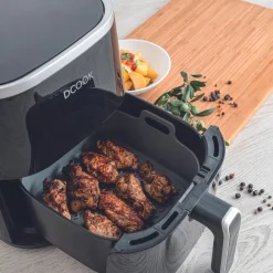 Freidora de aire negra DCook 4,6L 1450W^Casa Viva Discount