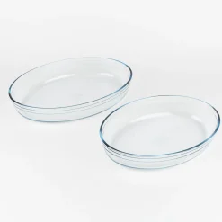 Fuente de horno de vidrio ovalada Ocuisine 35x24cm^Casa Viva Hot