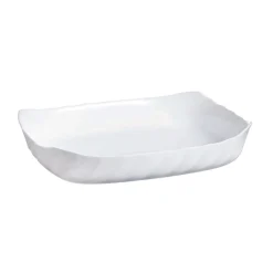 Fuente para horno opal blanca 33x27cm^Casa Viva Discount