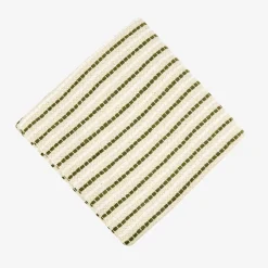 Funda de cojín beige y oliva Olan 45x45cm^Casa Viva