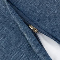 Funda de cojín de algodón azul Frida 30x45cm^Casa Viva New